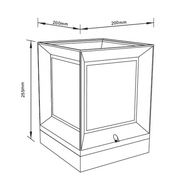 Caddo 1xE27 Outdoor Light Anthracite  (80400414)