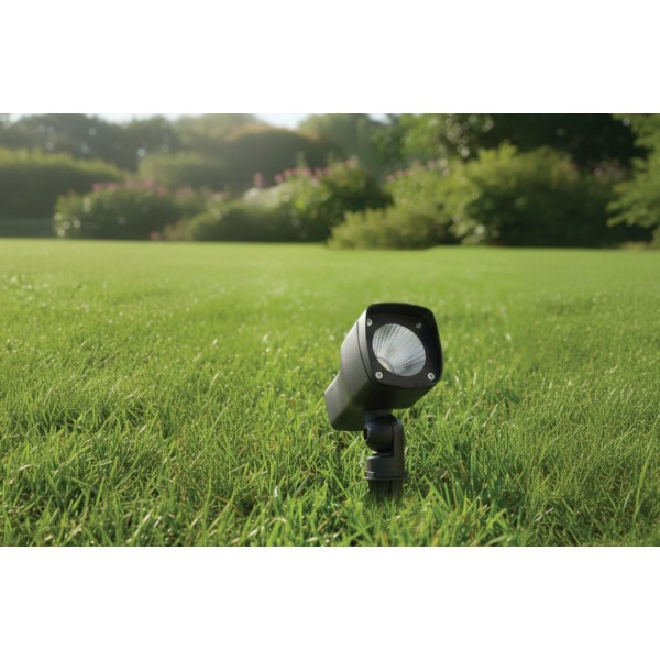 Tennessee -LED 15W 3000K Outdoor Spike Light in black  Color (80600611)