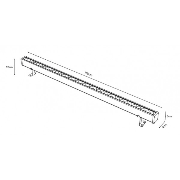 Acadia mega LED 48W RGB 3CCT Wall Washer Silver D:100cm (80700315) Acadia mega LED 48W RGB 3CCT Wall Washer Silver D:100cm (80700315)