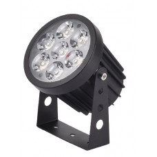Crest peak LED 7W RGB CCT Outdoor Wall Lamp Black D:8.5 x 12cm (80700415)