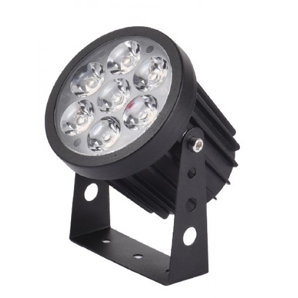 Crest peak LED 7W RGB CCT Outdoor Wall Lamp Black D:8.5 x 12cm (80700415)