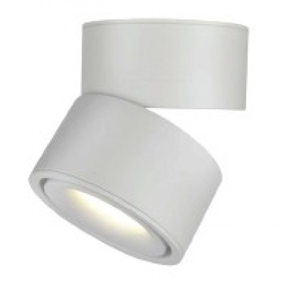 Φωτιστικό Σποτ Οροφής LED 15W, 3CCT, Λευκό, D:10x10,7cm (9095-White)