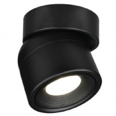 Φωτιστικό Σποτ Οροφής LED 7W, 3000K , Μαύρο, D:9x9,3cm (9096-Black)