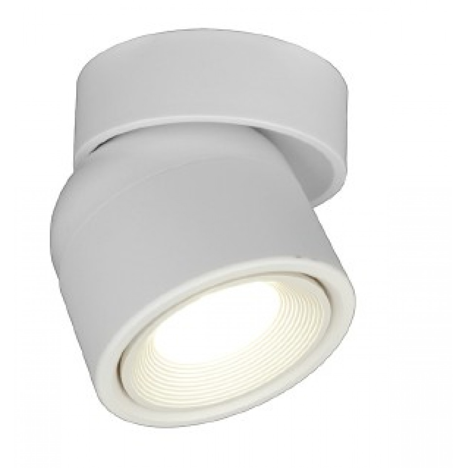 Φωτιστικό Σποτ Οροφής LED 7W, 3000K , Λευκό, D:9x9,3cm (9096-White)