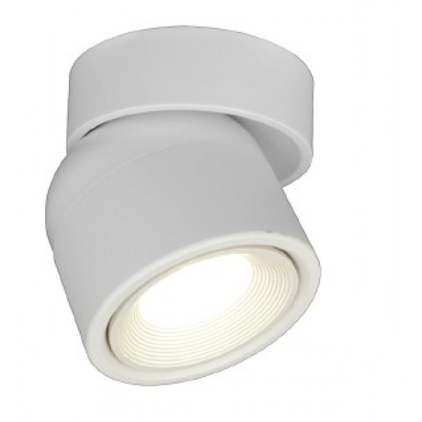 Φωτιστικό Σποτ Οροφής LED 7W, 3000K , Λευκό, D:9x9,3cm (9096-White)
