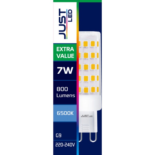 JUSTLed-LED Bulb G9 7W 880LM 6000K Ψυχρό (B090007013)