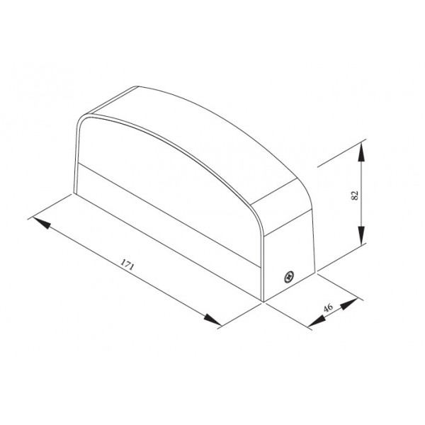 Caror - LED 9W 3CCT Up and Down Outdoor Light in Grey Color (80204030)