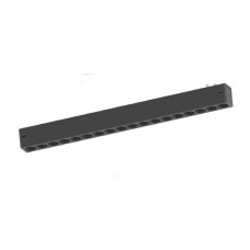 Γραμμικό Φωτιστικό LED 18W με Anti-glare Dots 3CCT 24° για μαγνητική Ράγα 220V  σε μαύρη απόχρωση D: 32,8x3cm (TM20010)