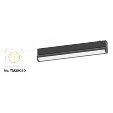 Γραμμικό Φωτιστικό LED 15W  3CCT 120°,για Μαγνητική Ράγα 220V  σε μαύρη απόχρωση D: 33,4x6x3,3cm (TM20080)
