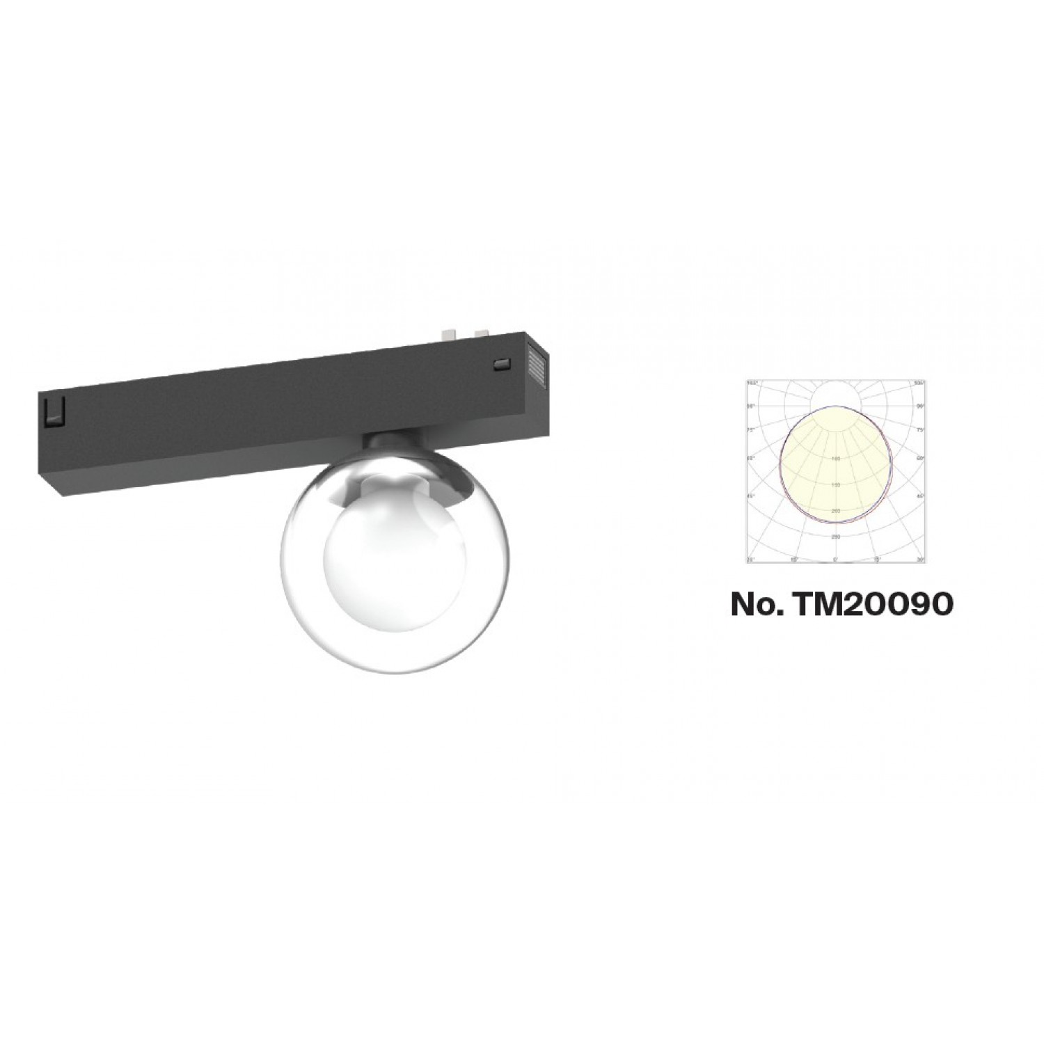 Φωτιστικό LED 7W 3CCT για μαγνητική ράγα 220V σε μαύρη απόχρωση D:8X10cm (TM20090) Φωτιστικό LED 7W 3CCT για μαγνητική ράγα 220V σε μαύρη απόχρωση D:8X10cm (TM20090)