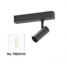 Φωτιστικό spot LED 7W, 3CCT, 24° για μαγνητική ράγα 220V, σε μαύρη απόχρωση D:3,5x8cm (TM20110)