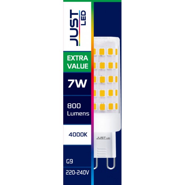 JUSTLed-LED Bulb G9 7W 880LM 4000K Φυσικό (B090007012)