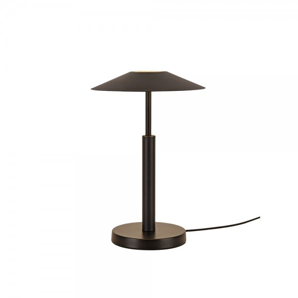 Επιτραπέζιο φωτιστικό σε μαύρο χρώμα LED 10W D:28x45cm (3063-Black)