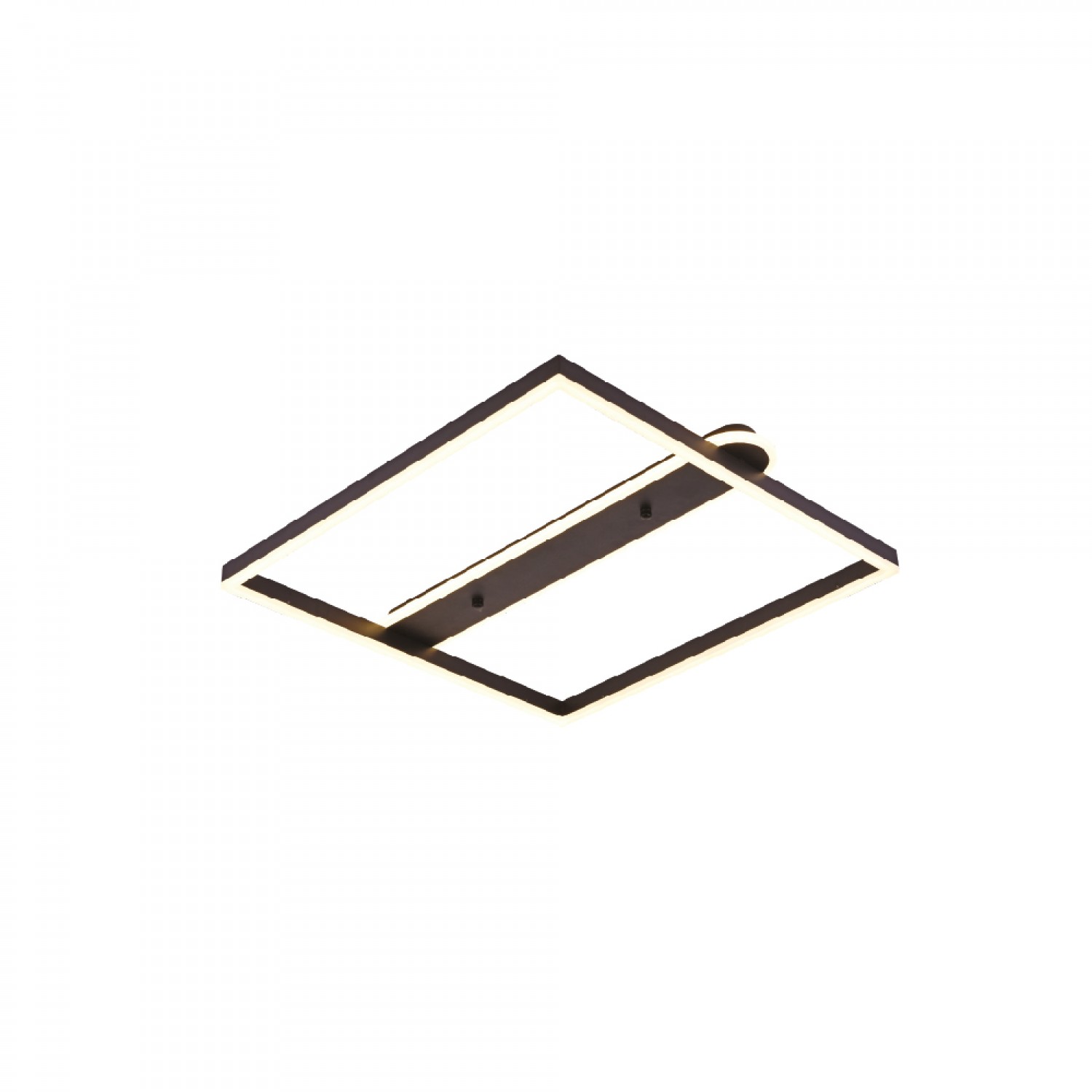 Πλαφονιέρα οροφής LED 35W 3CCT σε μαύρη απόχρωση D:50x50cm (6110)