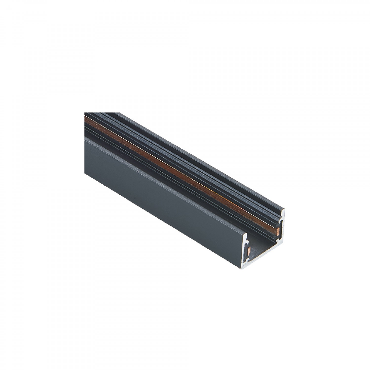 Mini μαγνητική ράγα σε μαύρη απόχρωση D:2m (TRM0010-Black)