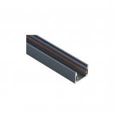 Mini μαγνητική ράγα σε μαύρη απόχρωση D:2m (TRM0010-Black)