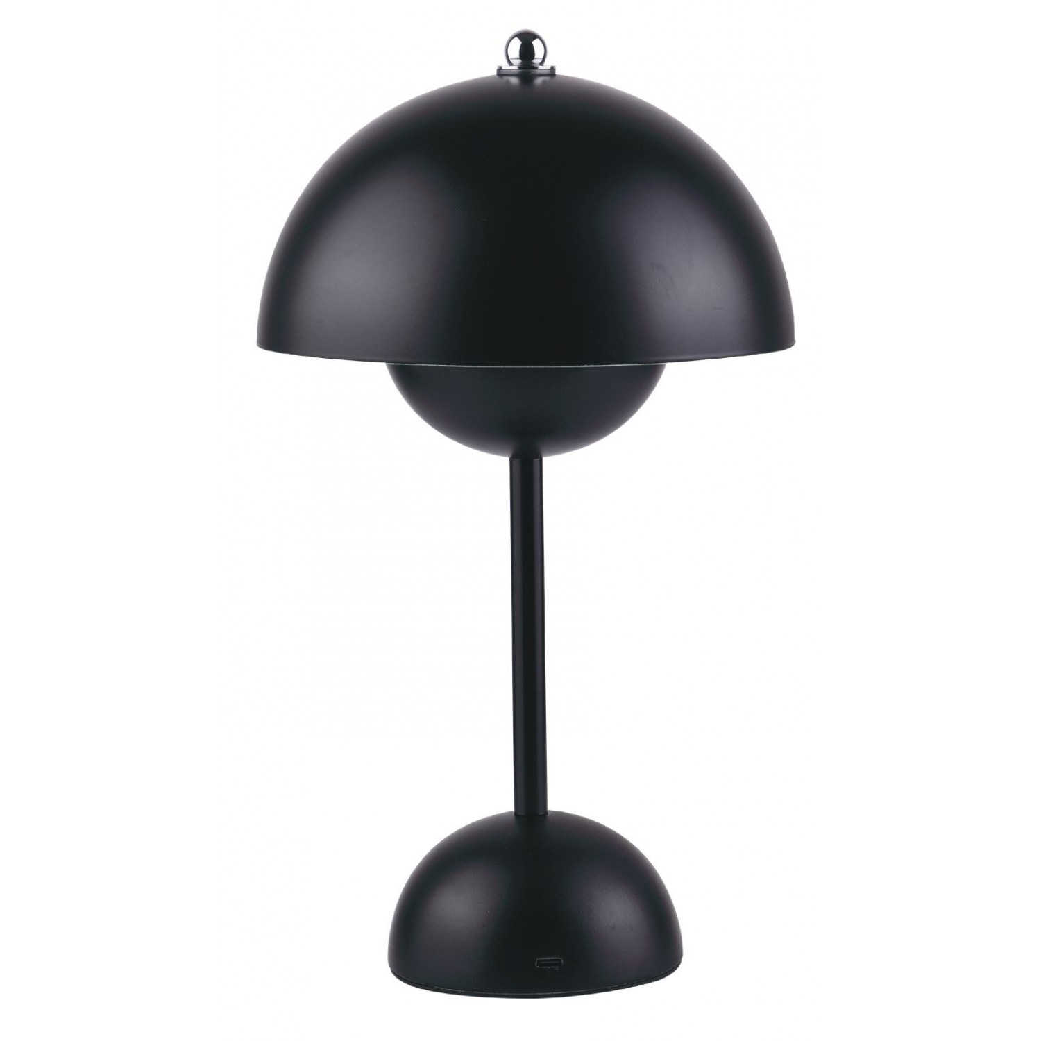 Rechargeable LED 1.5W 3CCT Touch Table Lamp Black D:10x24cm (3059-Black)