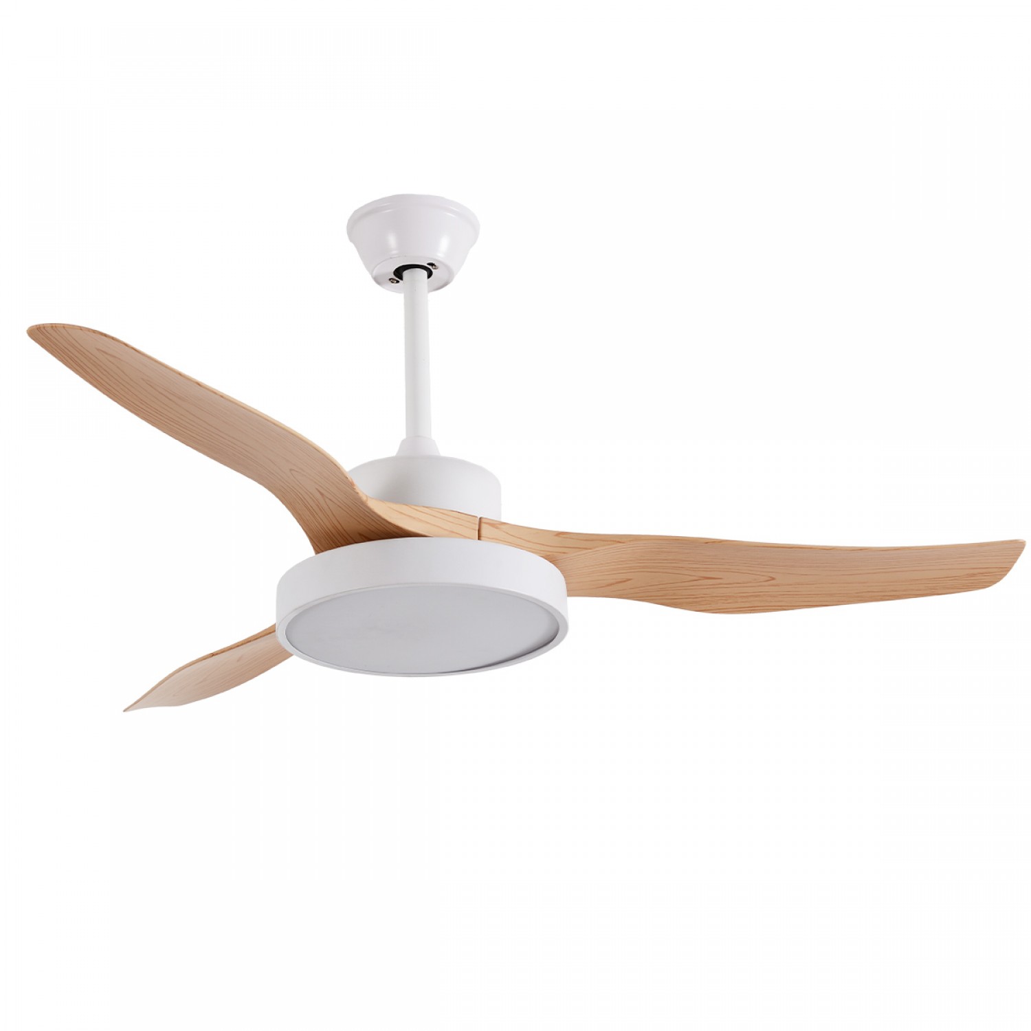 Nitinat 25W 3CCT LED Fan Light in White and wooden Color (102000210)
