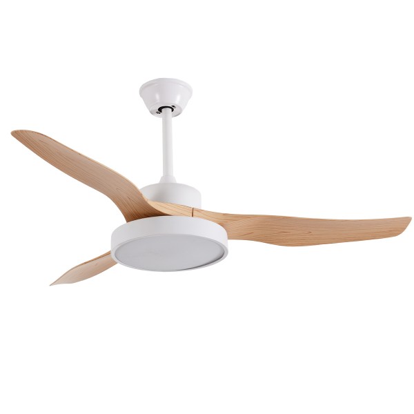 Nitinat 25W 3CCT LED Fan Light in White and wooden Color (102000210)