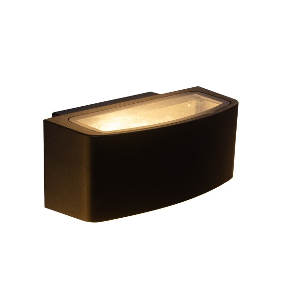 Winona 1xΕ27 Outdoor Up-Down Wall Lamp Black D:90x120x220mm (80205414)