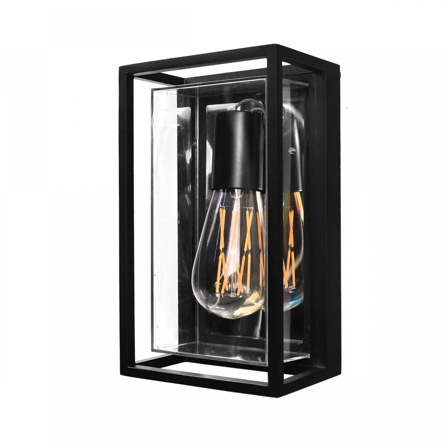 Zar Outdoor Wall Lamp Black 1xE27 D:100x145x245mm (80205614)
