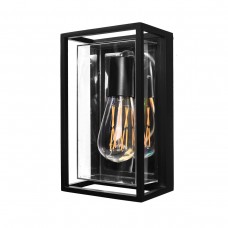 Zar Outdoor Wall Lamp Black 1xE27 D:100x145x245mm (80205614)