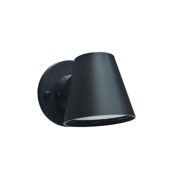 Canyon 1xGU10 Outdoor Wall Lamp Black D:100x105x135mm (80206214) Outdoor Lighting