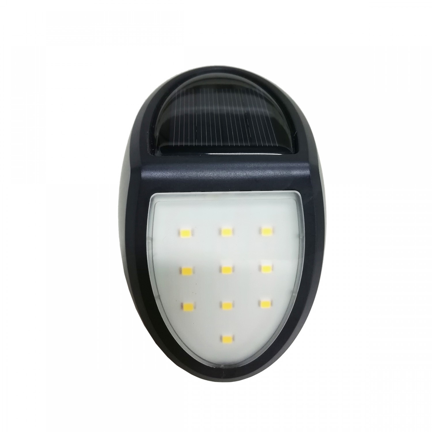 Moon LED 0,8W 2700K | 6500K Solar Outdoor Wall Lamp Black D:120x75x41mm (80206810S)