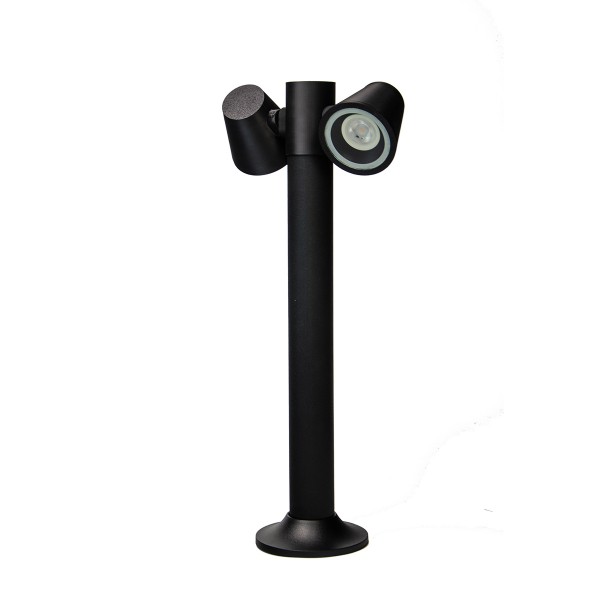 Shasta 2xGU10 Outdoor Pole Light Black D:150x305x600mm (80400814)