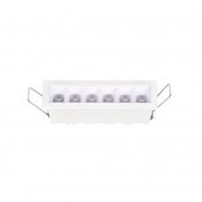 Downlight σποτ 6*3W 3CCT σε λευκή απόχρωση (X00200W)