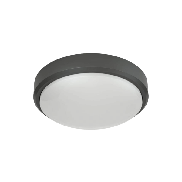 Echo LED 15W 3CCT Outdoor Ceiling Light Anthracite D:21cmx6cm (80300240)