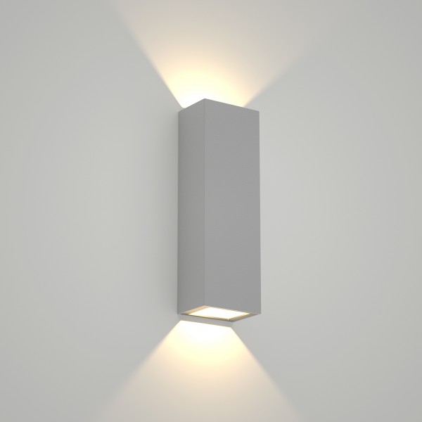 Lanier LED 5W 3000K Outdoor Up-Down Adjustable Wall Lamp Grey D:12cmx4.1cm (80201031)