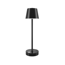 Tahoe Rechargeable LED 2W 3CCT Touch Table Lamp Black D38cmx11cm (80100210)