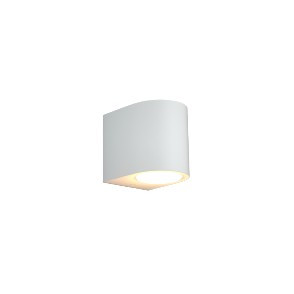 Powell 1xGU10 Outdoor Up or Down Wall Lamp White D:9cmx8cm (80200224)