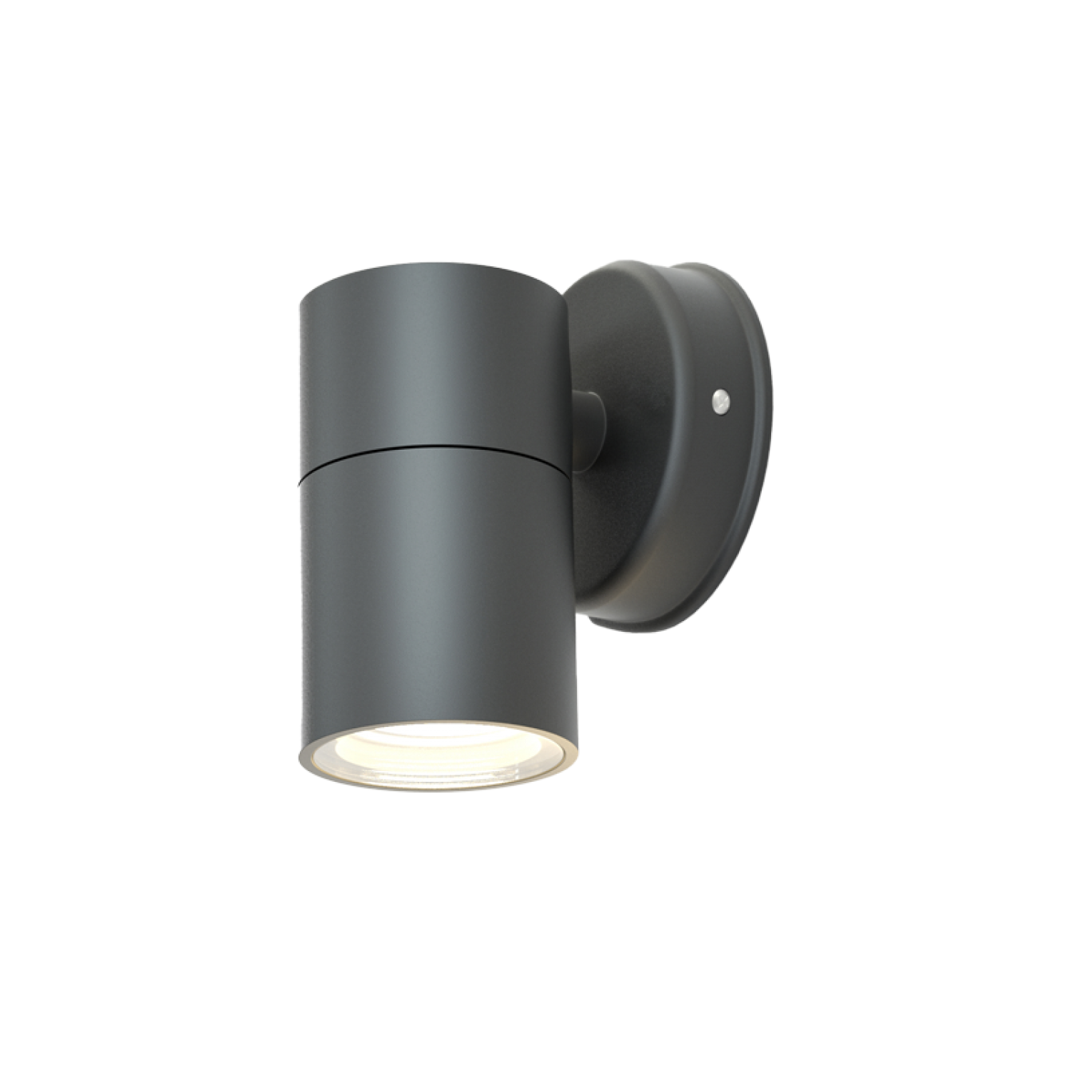 Eklutna 1xGU10 Outdoor Wall Lamp Anthracite D:11.3cmx11.3cm (80200544)