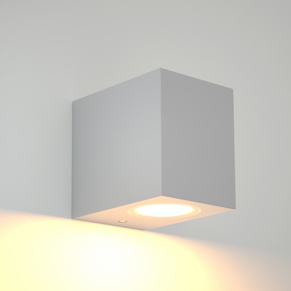 Norman 1xGU10 Outdoor Up or Down Wall Lamp Grey D:8cmx7cm (80200434)