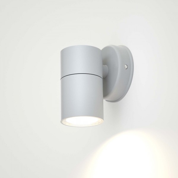 Eklutna 1xGU10 Outdoor Wall Lamp Grey D:11.3cmx11.3cm (80200534)