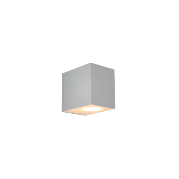 Norman 1xGU10 Outdoor Up or Down Wall Lamp Grey D:8cmx7cm (80200434)