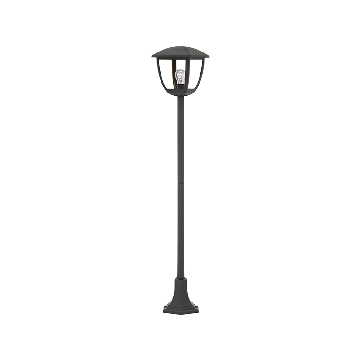 Avalanche 1xE27 Outdoor Pole Light Black D:120cmx18.5cm (80500114)