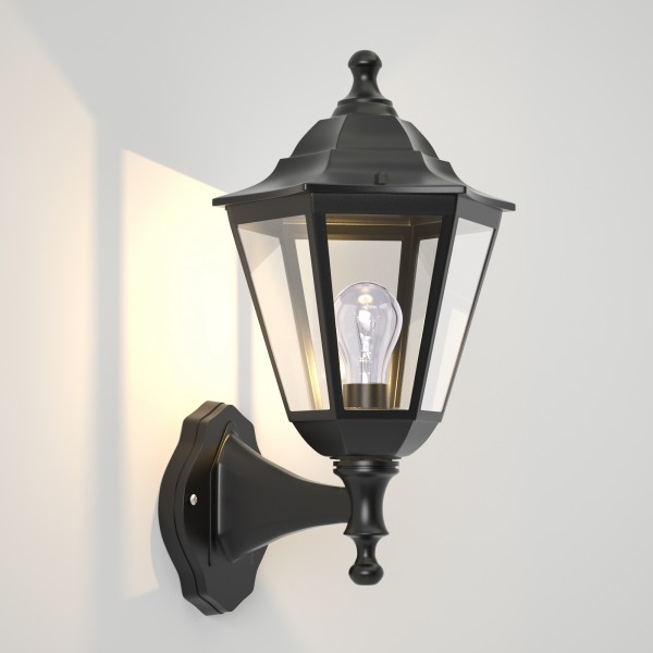 Redfish 1xE27 Outdoor Wall Lamp Black D:36cmx23.5cm (80202614)