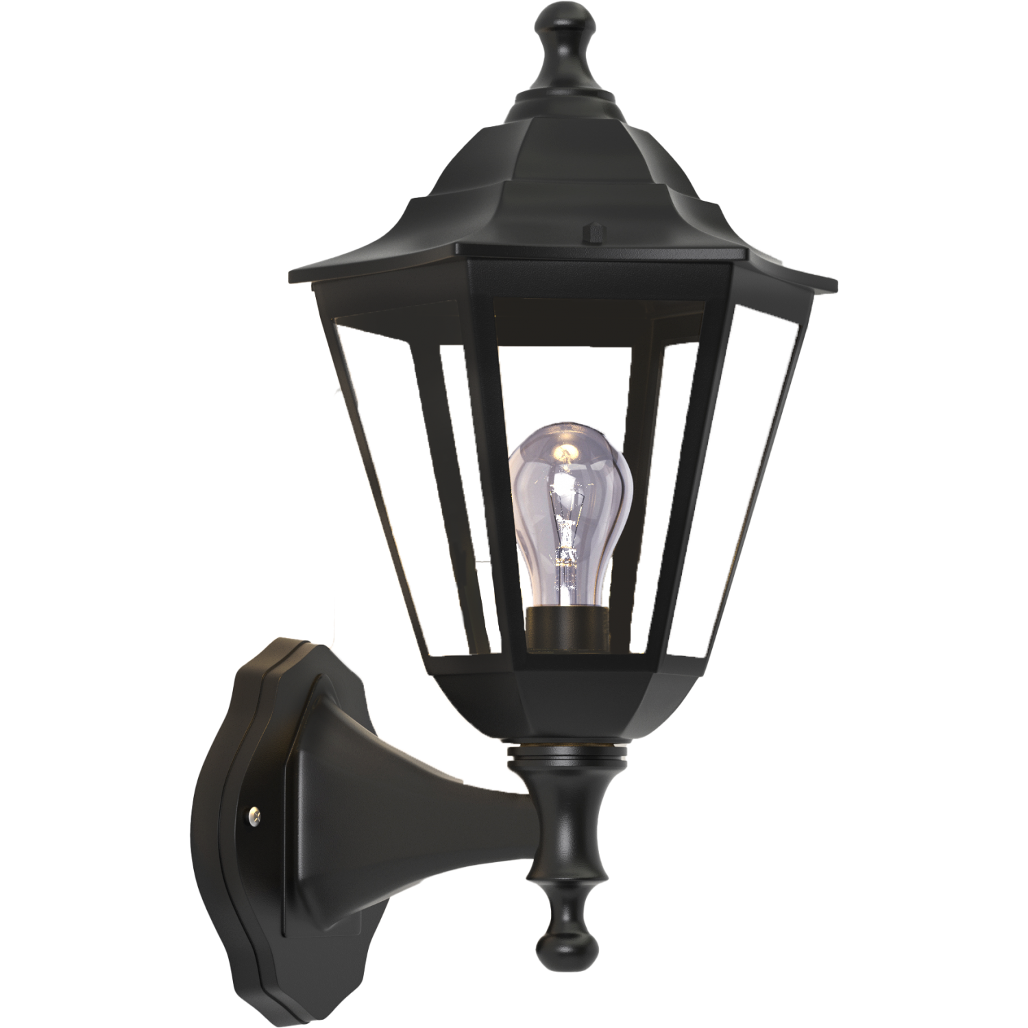 Redfish 1xE27 Outdoor Wall Lamp Black D:36cmx23.5cm (80202614)