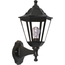 Redfish 1xE27 Outdoor Wall Lamp Black D:36cmx23.5cm (80202614)