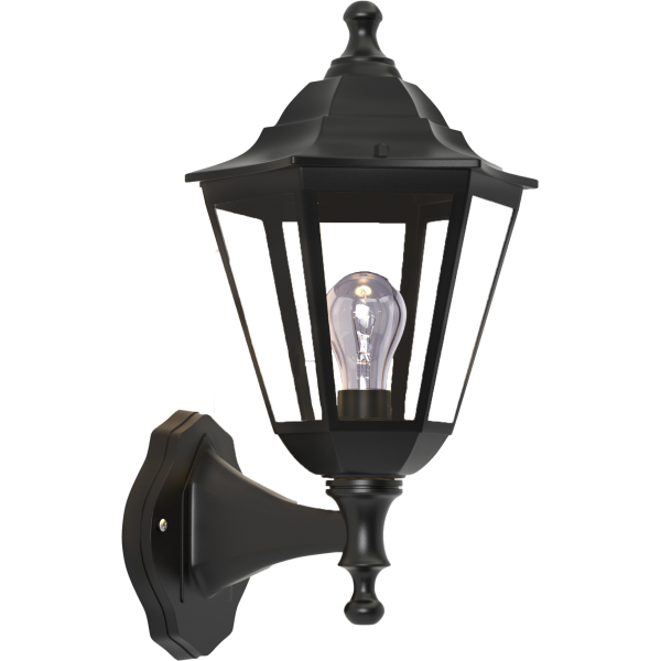 Redfish 1xE27 Outdoor Wall Lamp Black D:36cmx23.5cm (80202614)