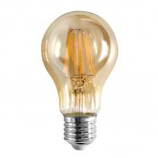 E27 LED Filament A60 8watt Dimmable με μελί κάλυμμα (7.27.08.23.1)