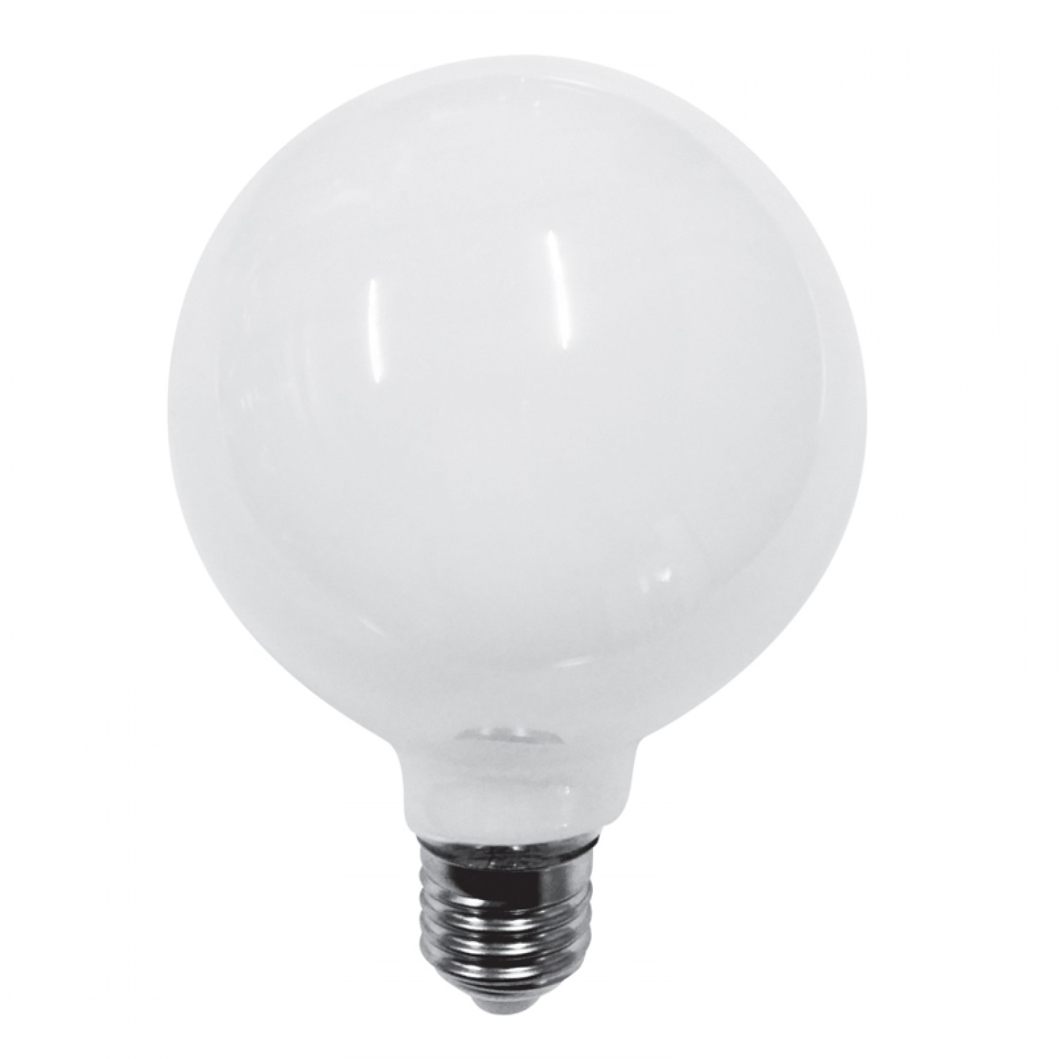 Ε27 LED Filament G95 8watt με γαλακτερό κάλυμμα (7.27.08.36.1)  Λαμπτήρες LED