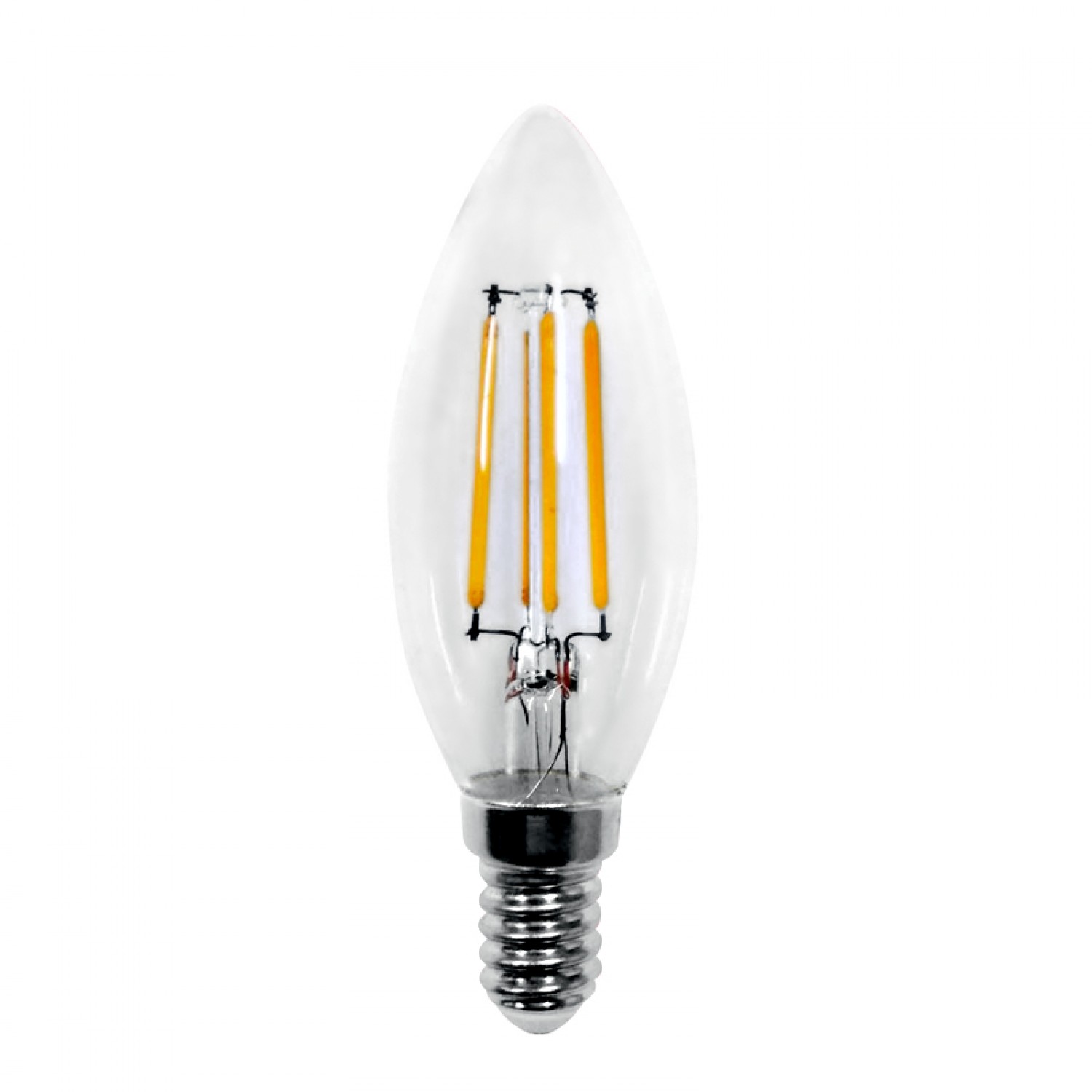 E14 LED Filament C35 6watt (7.14.06.17.1)  Λαμπτήρες LED