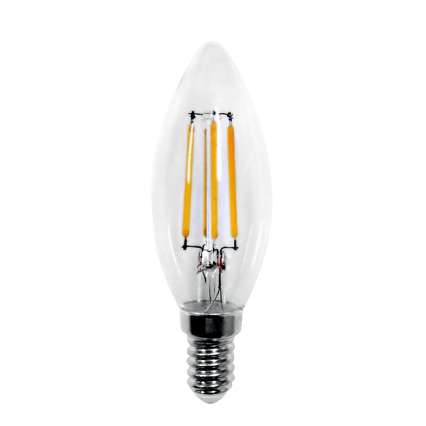 E14 LED Filament C35 5watt Dimmable (7.14.05.16.1)  Λαμπτήρες LED