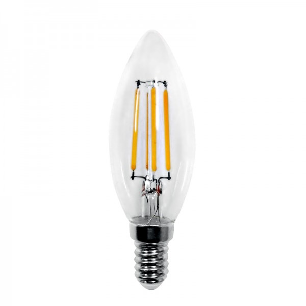 E14 LED Filament C35 5watt (7.14.05.17.1)  Λαμπτήρες LED