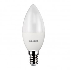 E14 LED C37 3,5watt 3000K Θερμό Λευκό (7.14.03.13.1)