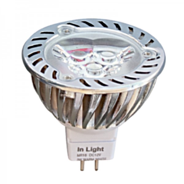 MR16 3X1watt 6500Κ Ψυχρό Λευκό (7.16.03.03.3)  Λαμπτήρες LED